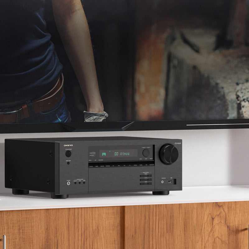 Onkyo TX-NR6050 7.2-Channel Home Theater AV Receiver with Dolby Atmos Alexa Compatible (Certified Refurbished)