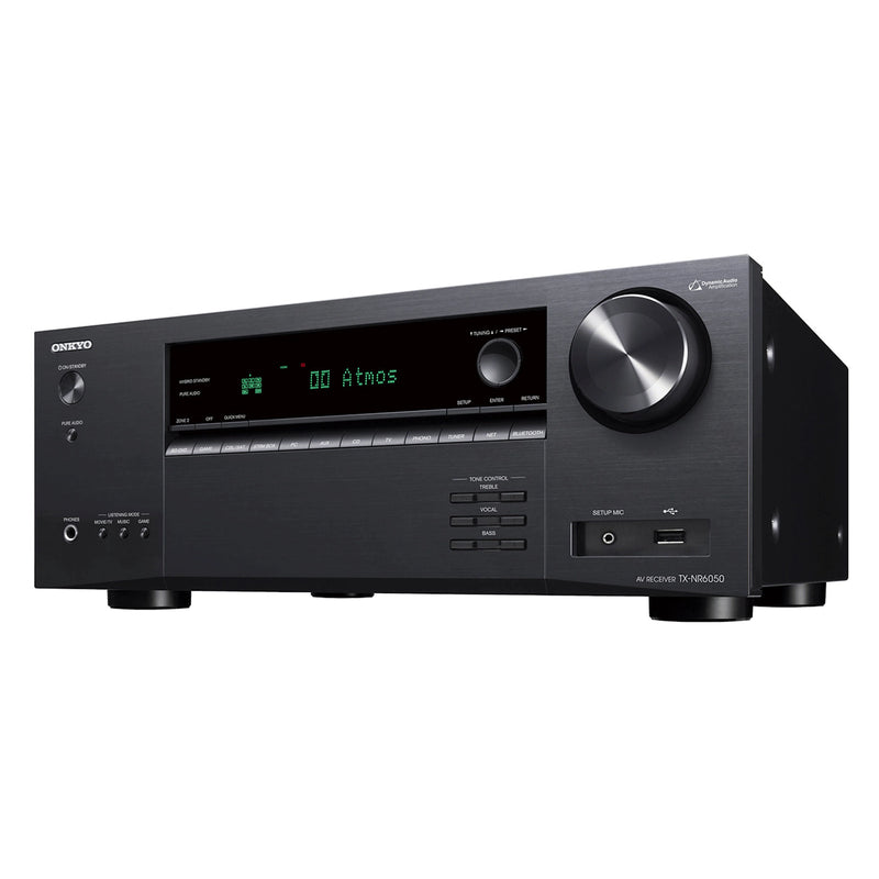 Onkyo TX-NR6050 7.2-Channel Home Theater AV Receiver with Dolby Atmos Alexa Compatible (Certified Refurbished)