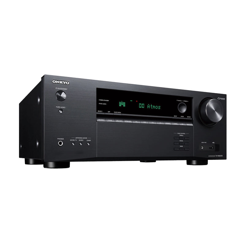 Onkyo TX-NR6050 7.2-Channel Home Theater AV Receiver with Dolby Atmos Alexa Compatible (Certified Refurbished)