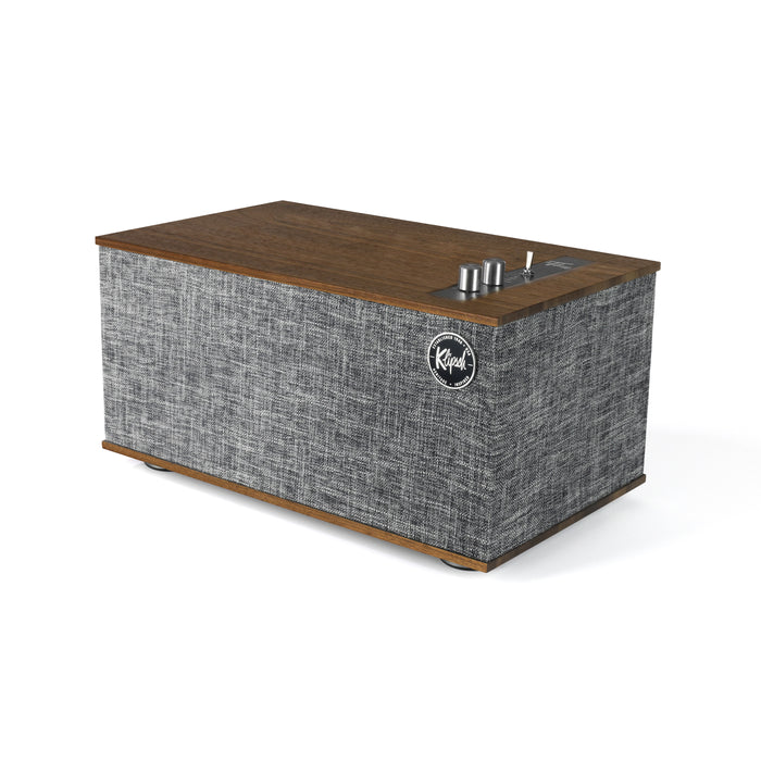 Klipsch The Three II Wireless Built-in Phono Preamp Bluetooth Powered Speaker (Walnut)
