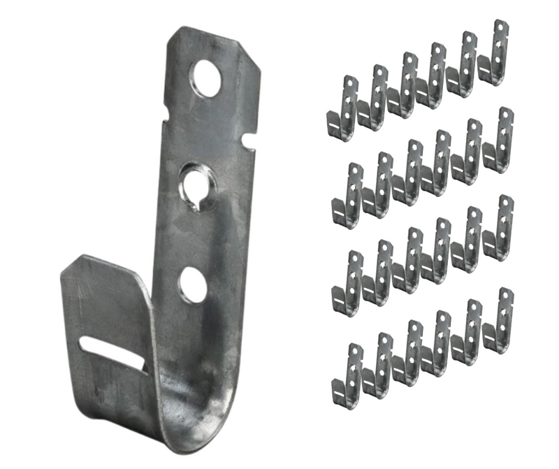 3/4″ J Hook Cable Support Zinc Coated Steel Pack of 25