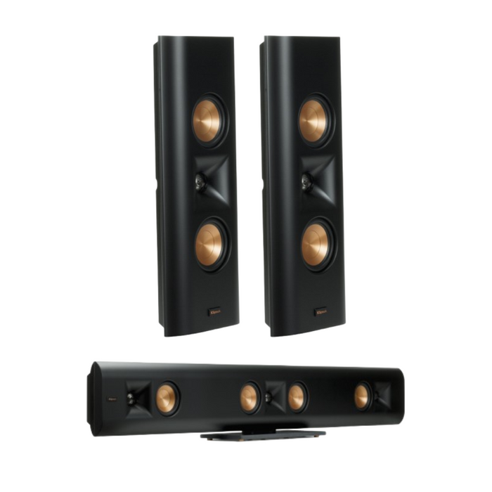 Klipsch RP-240D 300W On-Wall Speakers and RP-440D 3-Channel SB Passive On-Wall LCR Soundbar