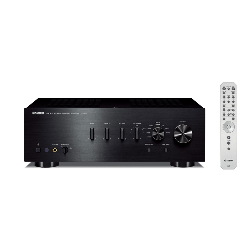 Yamaha A-S701BL 2-Channel Natural Sound Integrated Stereo Amplifier - Black