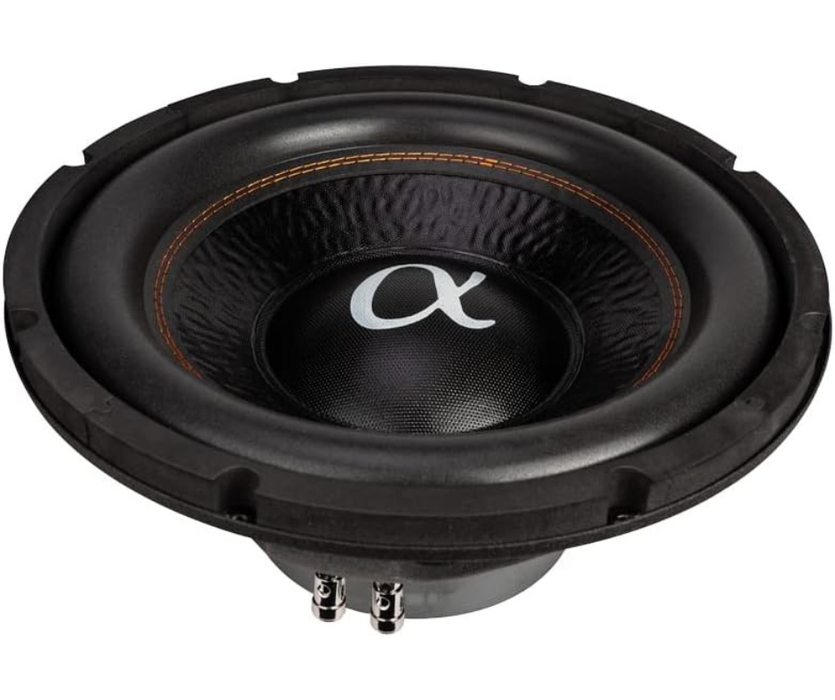 Alphasonik ASW12D AS Series 12" 1200 Watts Max / 400 Watts RMS Dual 4 Ohm Car Subwoofer (Single)