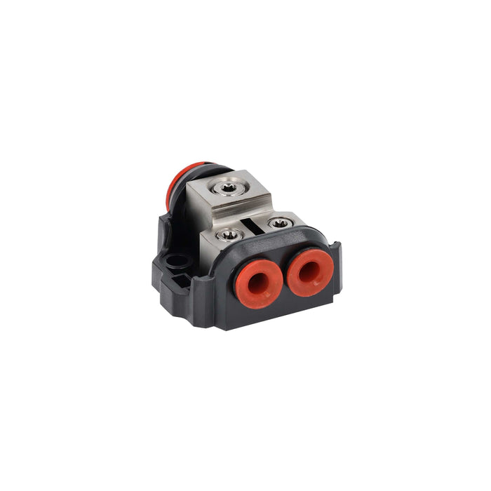 T-spec VDB2 2-Position 1/0-4 AWG in/(2) 4/8 AWG out Compact Distribution Block