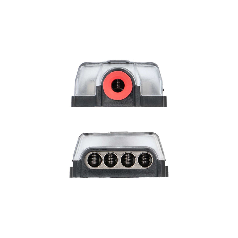 T-spec VDB4 4-Position 1/0-4 AWG in/(4) 4/8 AWG out Compact Distribution Block