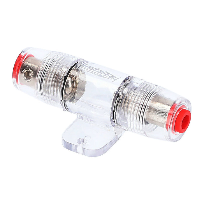 The Install Bay WFH-MANL 4/8 Gauge Mini ANL Nickel Fuse Holder (10 Pack)