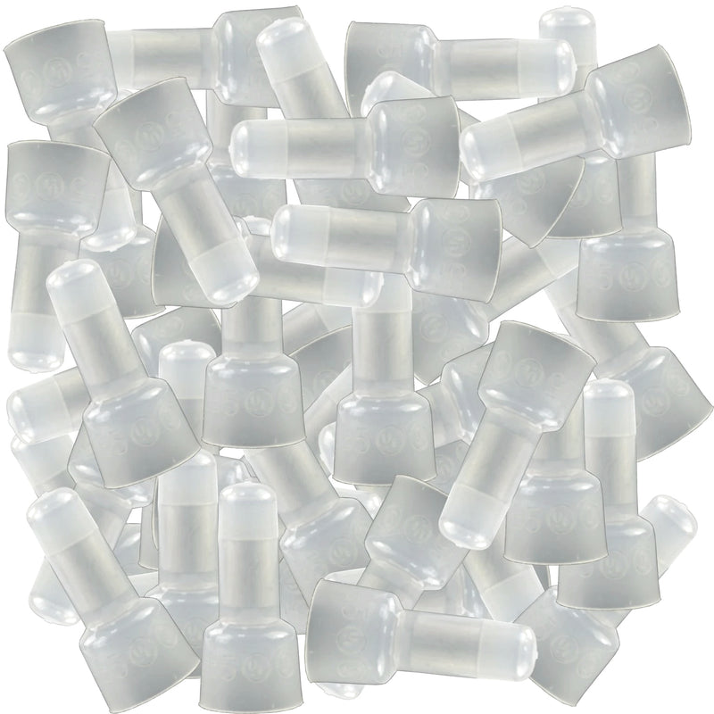 XCC-16-14 Clear 16-14 Gauge Crimp Cap Wire Connector (1000/pack)