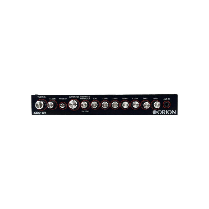 Orion XTR XEQ-X7 Marine Grade 7-Band Graphic Equalizer with Front AUX Input