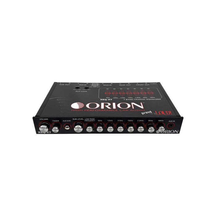 Orion XTR XEQ-X7 Marine Grade 7-Band Graphic Equalizer with Front AUX Input