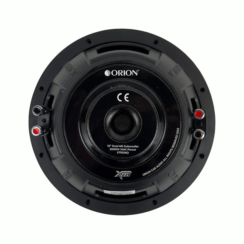 Orion XTR104D 10" XTR Series Dual 4 Ohm 2000W Max Power DVC Car Subwoofer (Each)