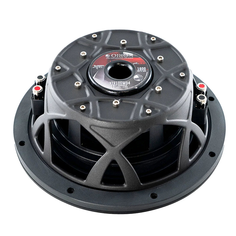 Orion XTR10SWD4 XTR Series 1600 Watts Max Power 10" DVC 4 Ohm Car Subwoofer 400W RMS (Each)