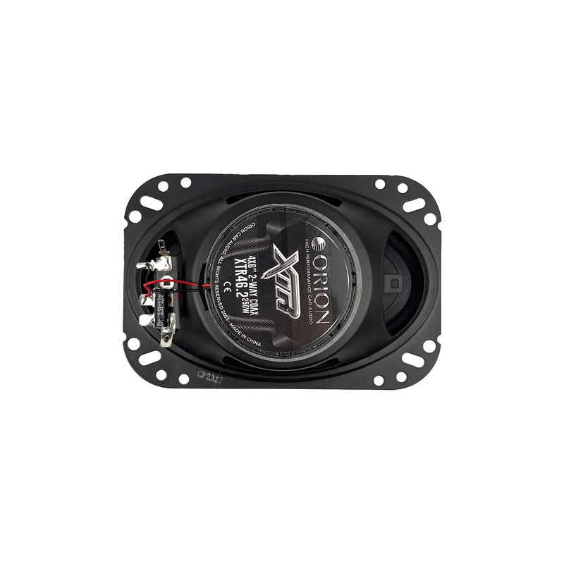 Orion XTR46.2 XTR Series 4"x 6" 200 Watts Max 2-Way Coaxial Speakers 4 Ohm (Pair)
