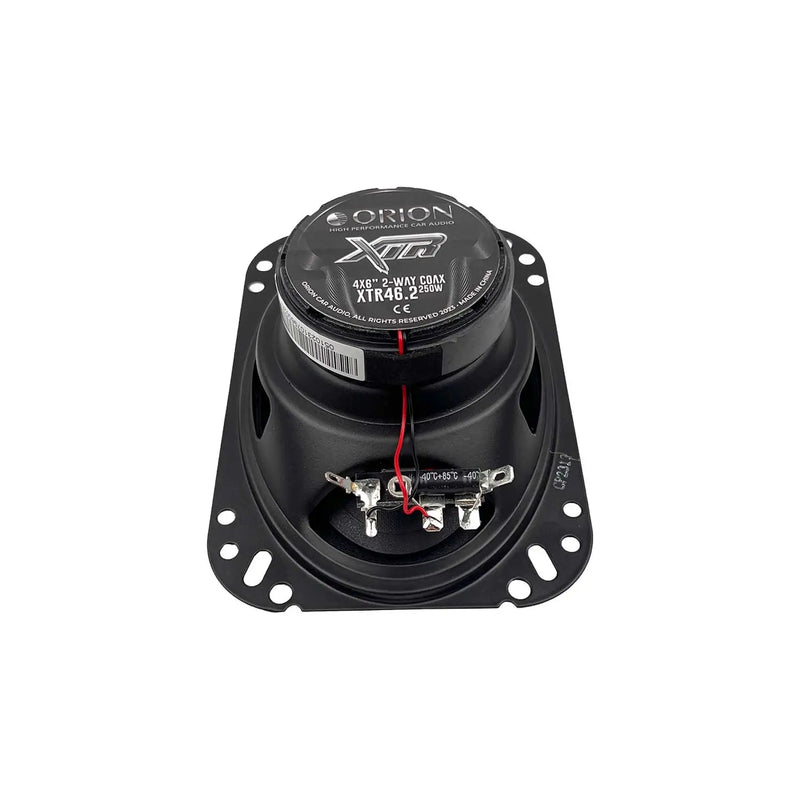 Orion XTR46.2 XTR Series 4"x 6" 200 Watts Max 2-Way Coaxial Speakers 4 Ohm (Pair)