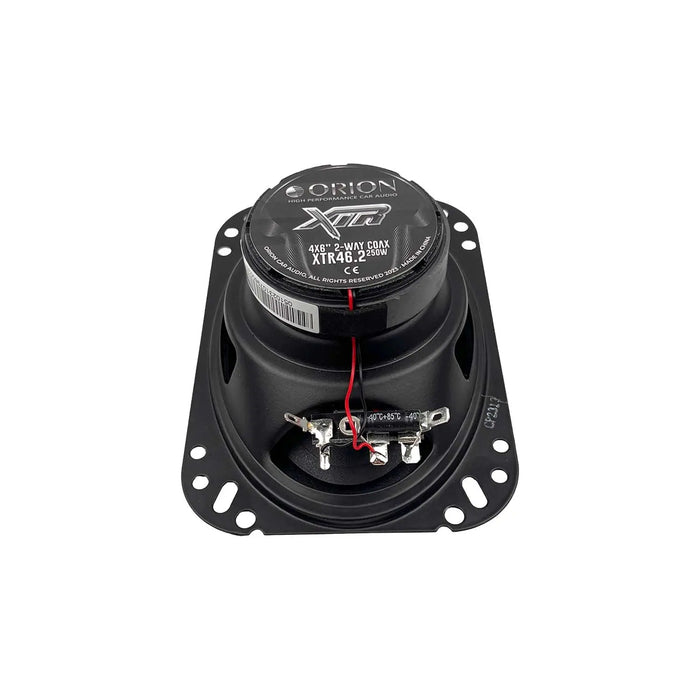 Orion XTR46.2 XTR Series 4"x 6" 200 Watts Max 2-Way Coaxial Speakers 4 Ohm (Pair)