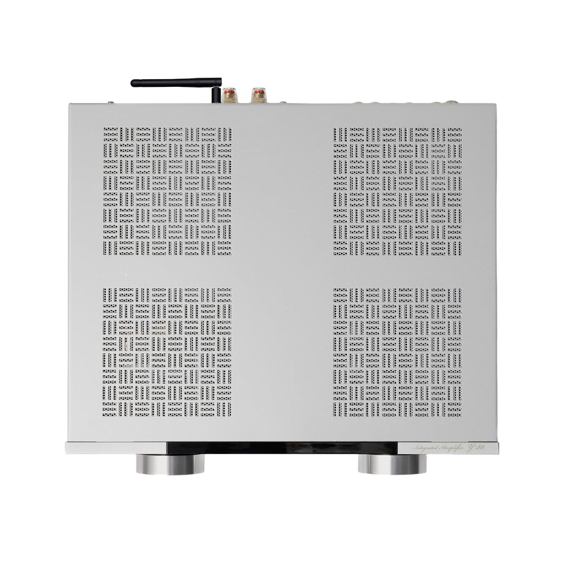 Onkyo Muse Y-50 Hi-Fi Streaming Amplifier 250W Power Built-In DAC HDMI ARC Wi-Fi & Bluetooth - Silver