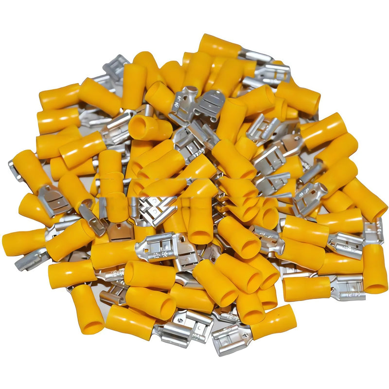 Install Bay YVFD250 12-10 Gauge .250 Female Quick Disconnect (100/pk)