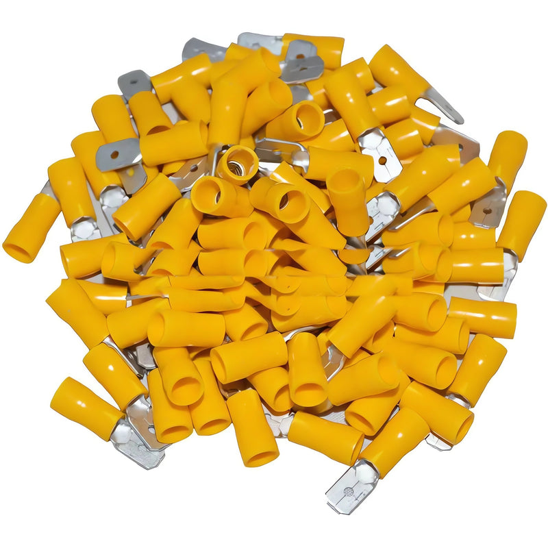 Install Bay YVMD250 12-10 Gauge .250 Male Quick Disconnect 100/pk