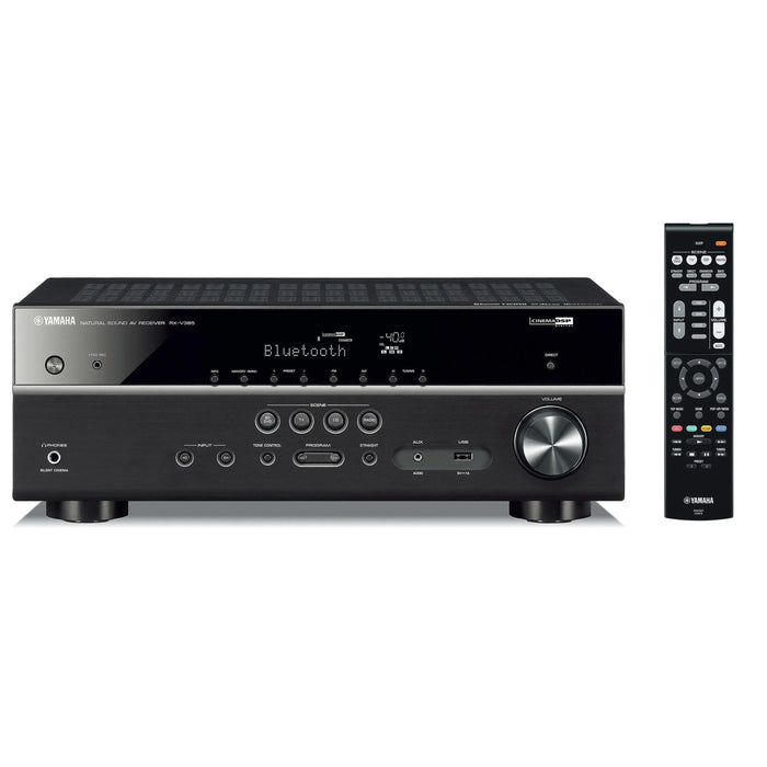 WiiM Mini AirPlay2 Wireless Audio Streamer and Yamaha RX-V385 5.1-Channel 4K A/V Receiver