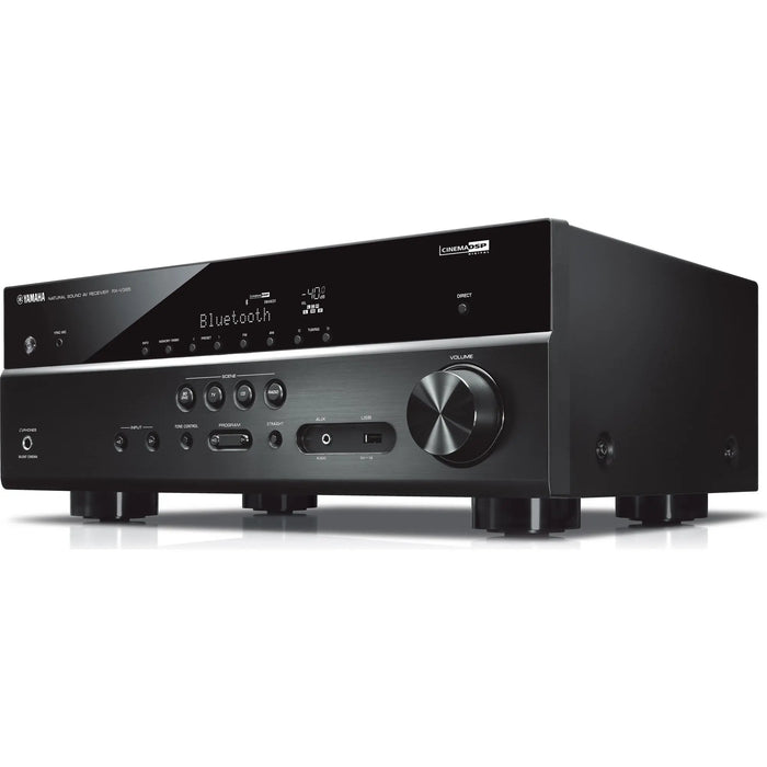 WiiM Mini AirPlay2 Wireless Audio Streamer and Yamaha RX-V385 5.1-Channel 4K A/V Receiver