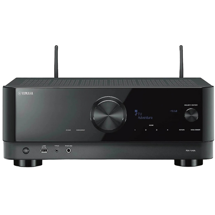Yamaha RX-V4A 5.2-Channel AV Receiver with 8K HDMI MusicCast Dolby TrueHD and DTS-HD