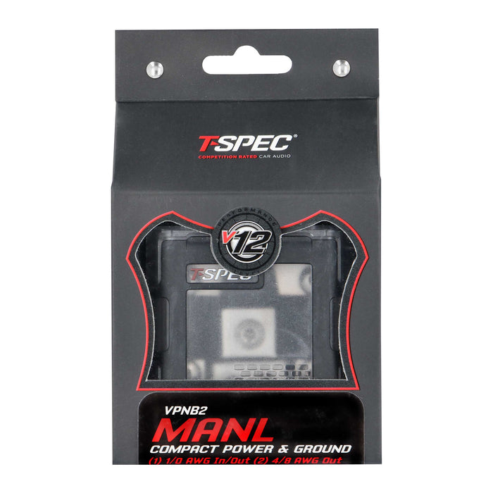 T-spec VPNB2 MANL 2-Position All-In-One Distribution Block