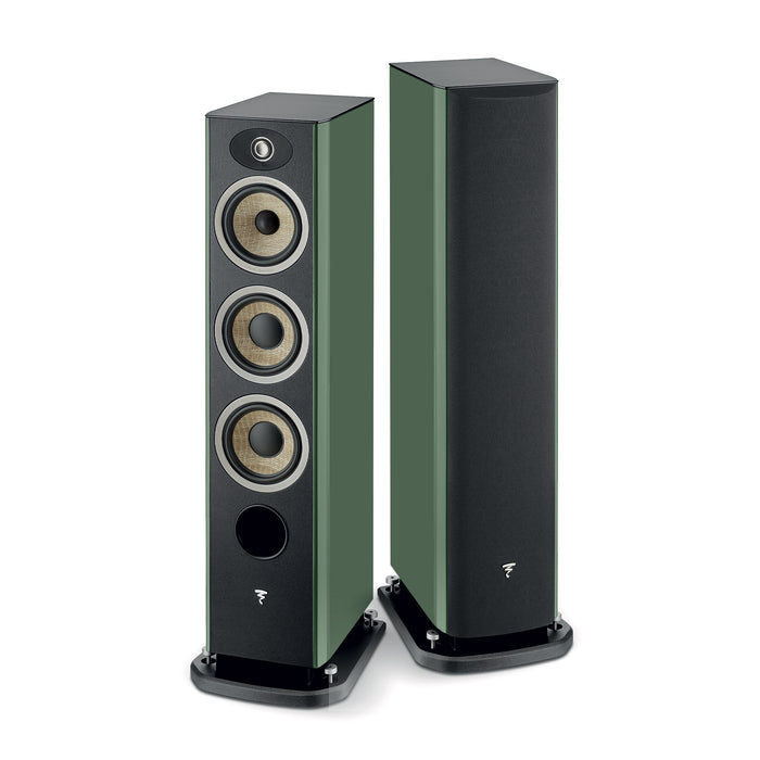 Focal Aria Evo X No. 2 Bass-Reflex 3-Way Floor-standing Loudspeaker - Moss Green High Gloss (each)
