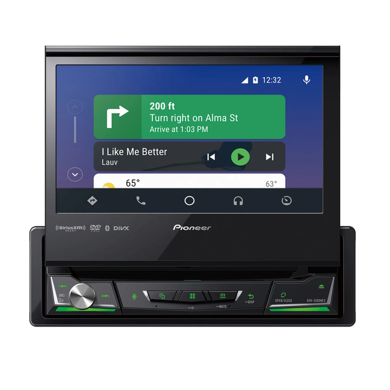 Pioneer AVH-3500NEX Single DIN 7" Touchscreen Flip Out DVD/CD Receiver with CarPlay and Android Auto