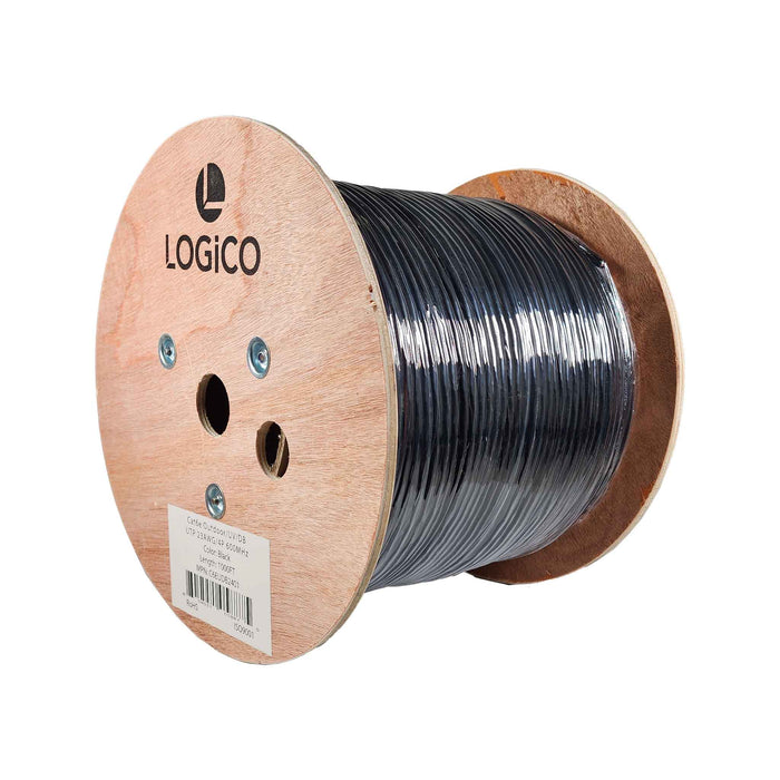 Cat6 1000FT UTP Ethernet Cable Direct Burial 23AWG Bare Copper