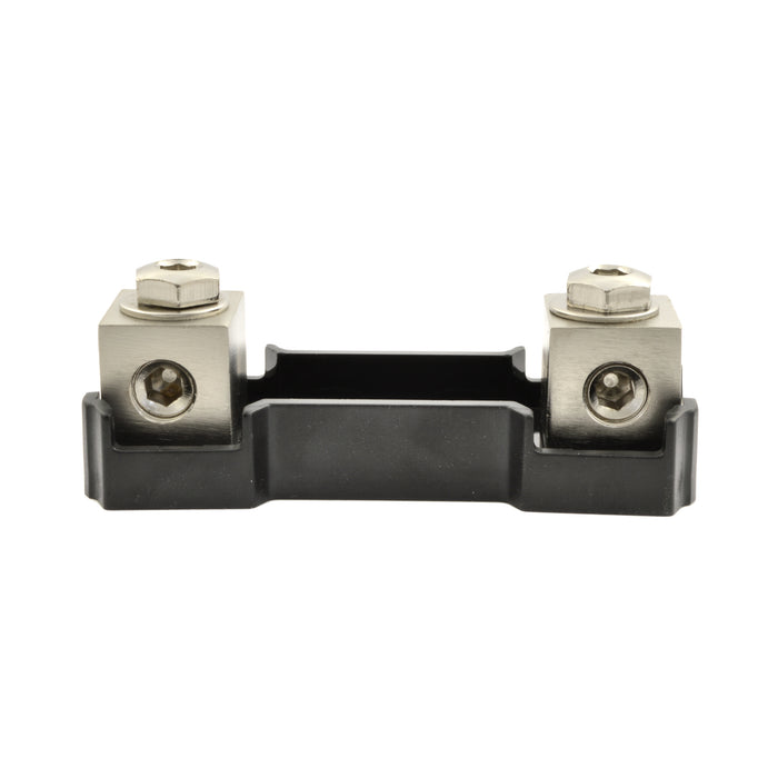 1/0 or 4 Gauge In-Out Inline ANL Fuse Holder Nickel Plated Brass with Heat-Resistant Cover