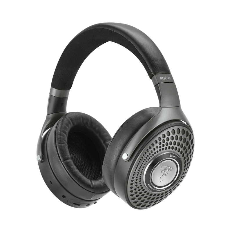 Focal Bathys USB-C Hi-fi Bluetooth Wireless Active Noise Cancelling Headphones, Black Silver