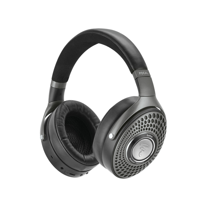 Focal Bathys USB-C Hi-fi Bluetooth Wireless Active Noise Cancelling Headphones, Black Silver