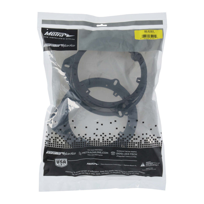 Metra 82-9101 6in-6.75in Speaker Adapter for Audi A3 and A4 2000-2010