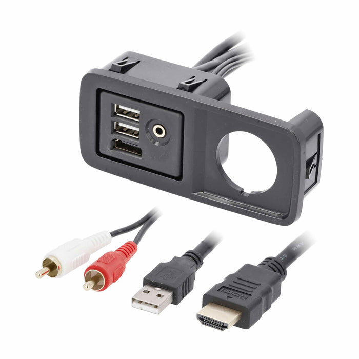 Axxess AXUSB-JP1 USB/AUX/HDMI 3 feet Dash Panel for Select 2015-Up Chrysler/Dodge/Jeep Vehicles