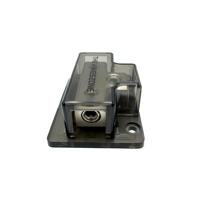 1/0 or 4 Gauge Input to 2 x 4 or 8 Gauge Output Power/Ground Distribution Block