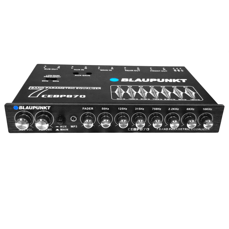 Blaupunkt CEBP870 7-Band Digital Equalizer Front and Rear Outputs for Low High Frequencies