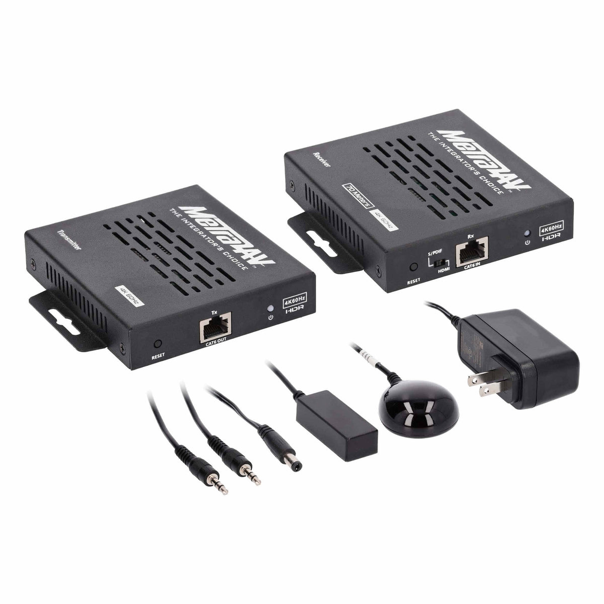 4K HDMI Extender Over Single CAT-6 Cable 4K UHD 60Hz 50m