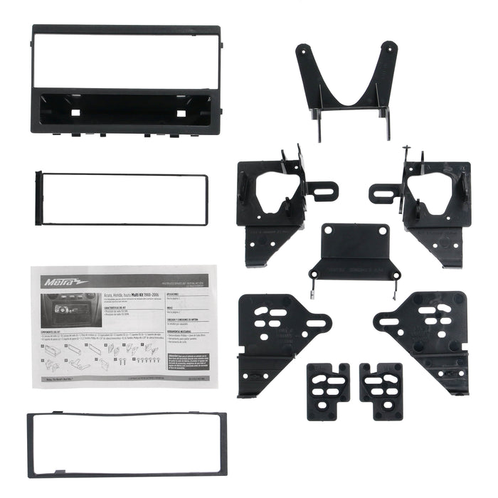 Metra 99-7898 Single DIN Dash Multi-Kit + Harness for Select Acura/Honda/Isuzu