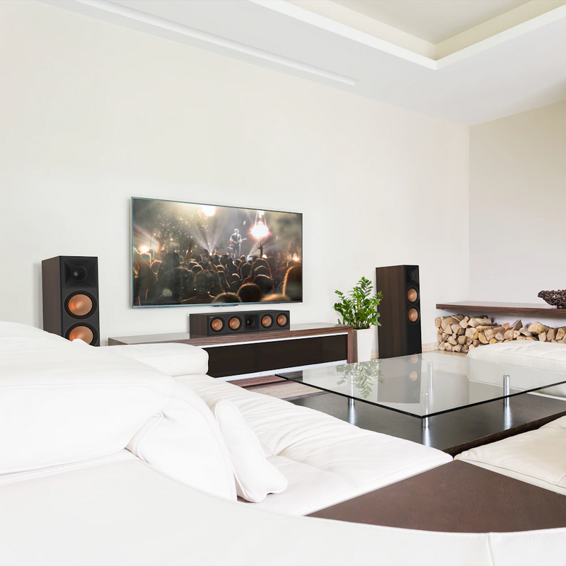 Klipsch RP-8060FA II Dual 6.5 600W 8 Ohms Cerametallic Cone Woofers Dolby Atmos Floorstanding Speaker, Walnut (Each)
