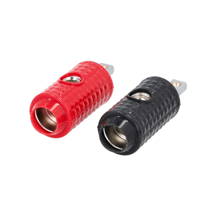 The Install Bay IBWRD04P Single 0GA To 4GA Amplifier Input Wire Reducers (Pair)