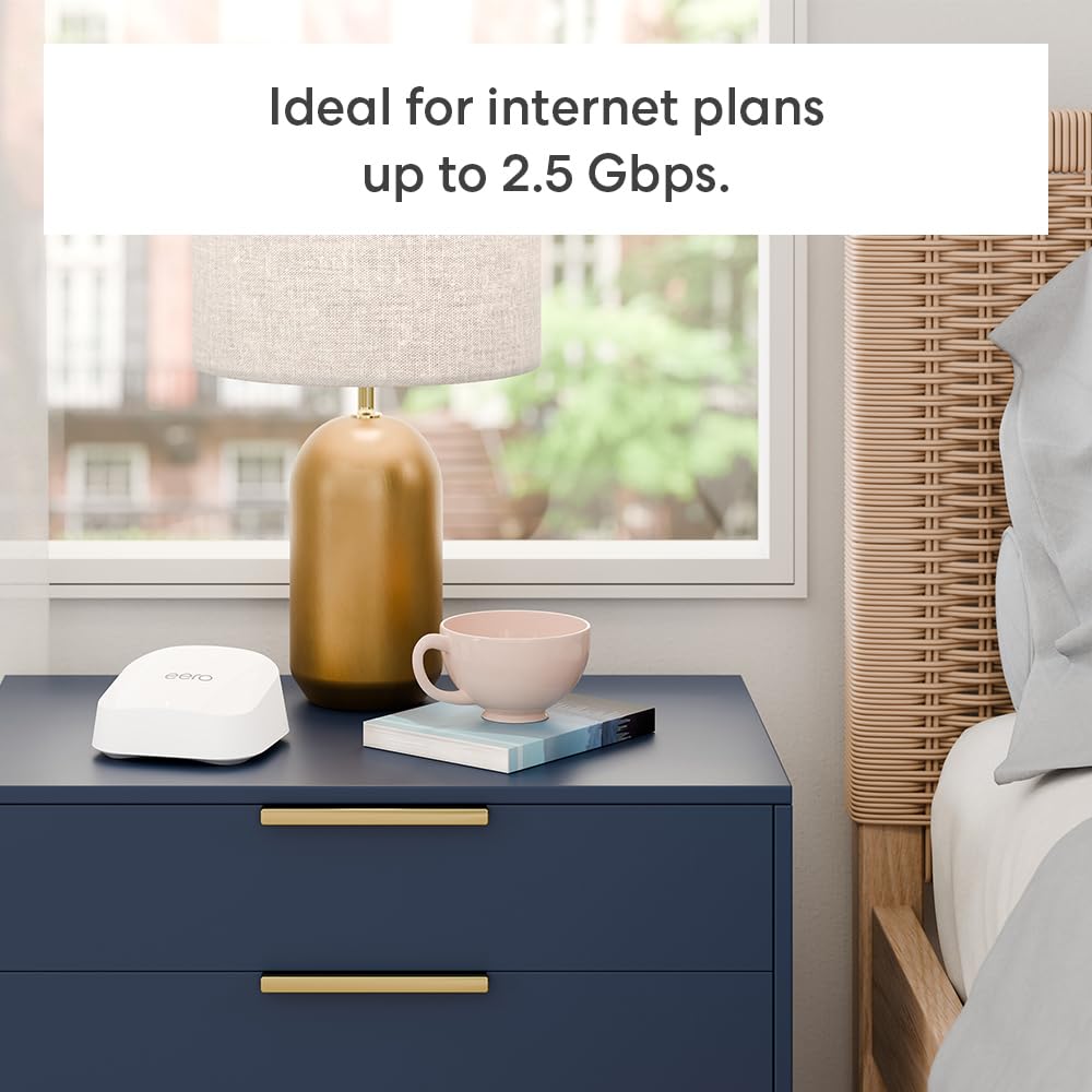 eero 7 Dual-band Mesh Wifi 7 Router BE5000 2.5 Gigabit Ethernet