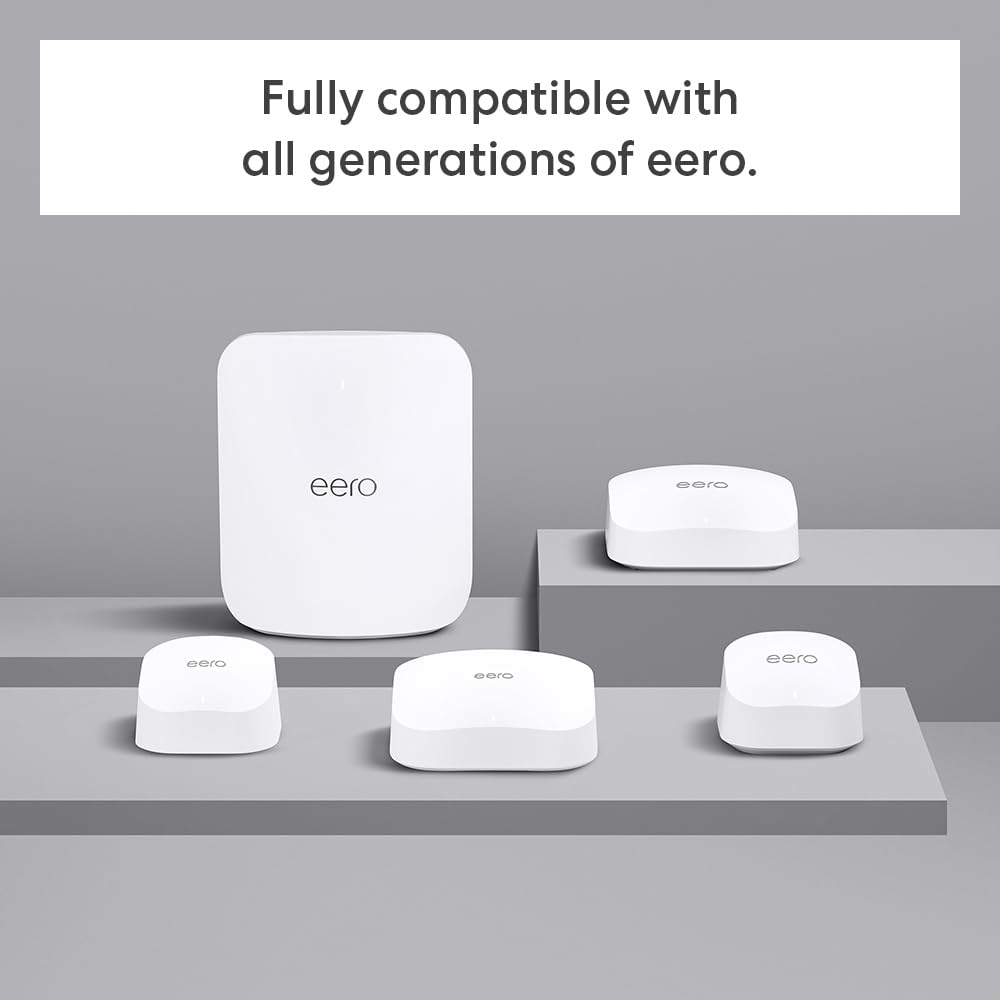 【新品】eero 7 メッシュWi-Fiシステム 2個　BE5000 新品】eero 7 メッシュWi-Fiシステム 2個 BE5000 新品】eero 7
