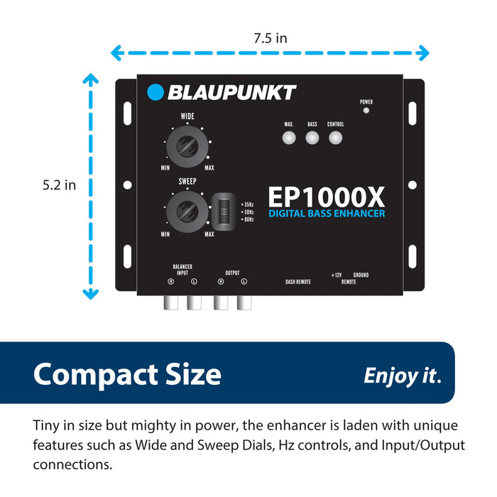 Blaupunkt EP1000X Digital Bass Enhancer and Bass Note Restorer