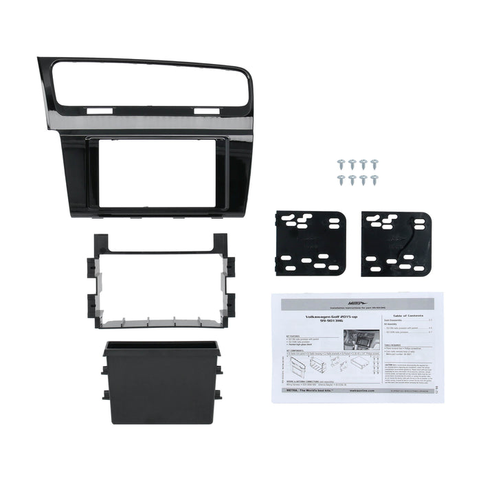 Metra 99-9013HG Single/Double DIN Dash Kit for 2015-up Volkswagen Golf