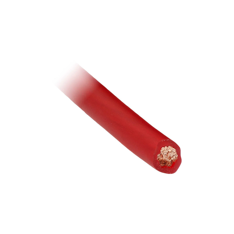T-Spec V8GT4R V8GT Series 4 AWG OFC 25-100 ft Power Wire Oxygen Free Copper Red