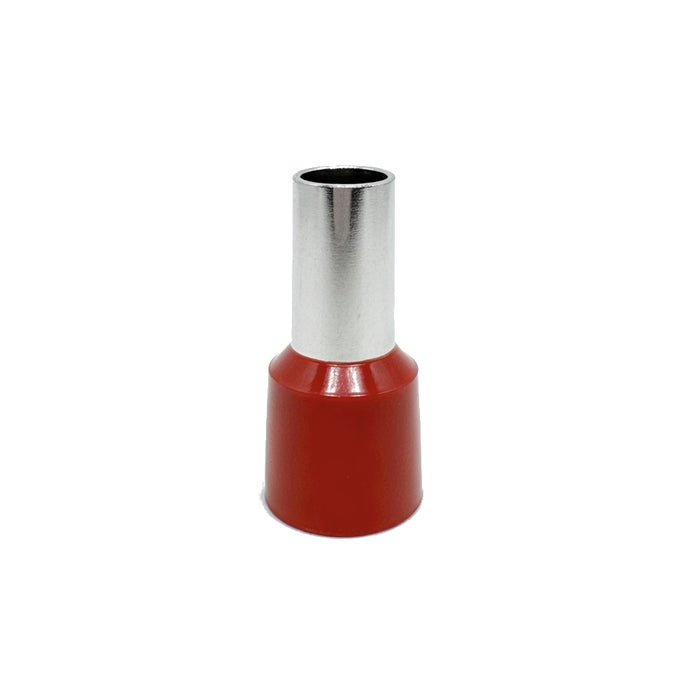 The Wires Zone 1/0 Gauge Wire Ferrule Connectors Red Barrel - (25 pack)