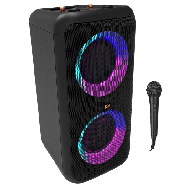 Klipsch GIG XXL Portable Bluetooth Party Speaker with Microphone LED Display (Certified Refurbished)