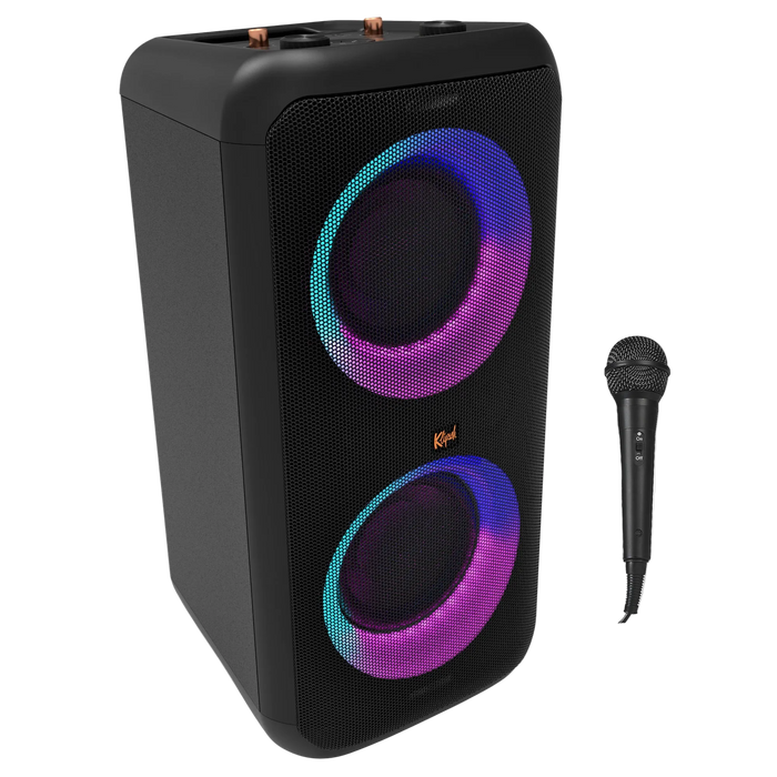 Klipsch GIG XXL Portable Bluetooth Party Speaker with Microphone LED Display (Certified Refurbished)