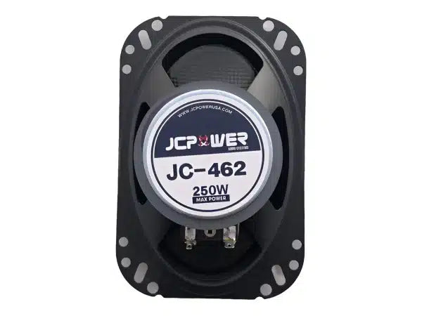 JCPower JC462 2-Way 4×6″ 250 Watt 4 Ohms Full-Range Coaxial Speaker Set Car Audio