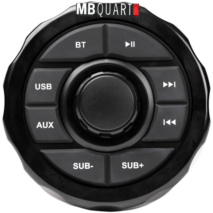 MB Quart GMR-1.5W 160W Digital Media Marine Receiver with Bluetooth, Black